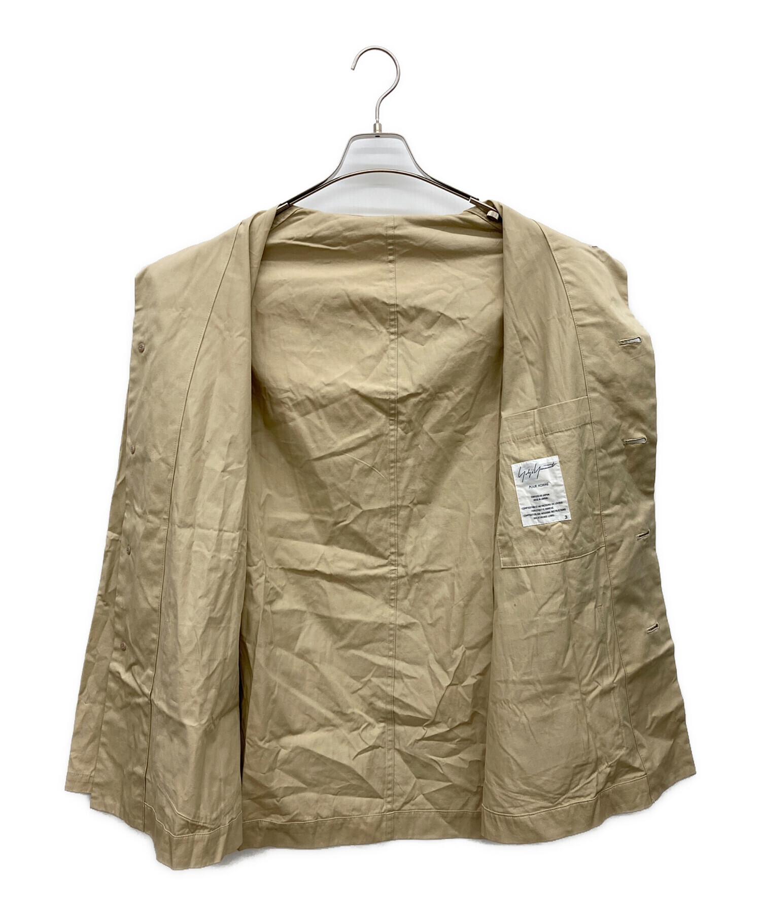中古・古着通販】Yohji Yamamoto pour homme (ヨウジヤマモト