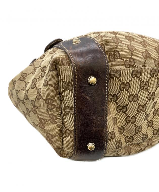 中古・古着通販】GUCCI (グッチ) ホースビットGGキャンバスバッグ