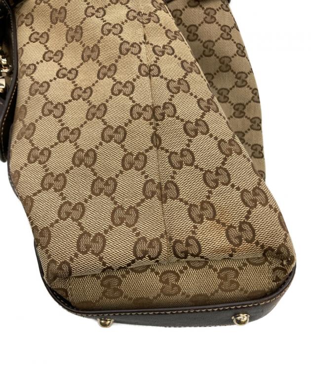 中古・古着通販】GUCCI (グッチ) ホースビットGGキャンバスバッグ