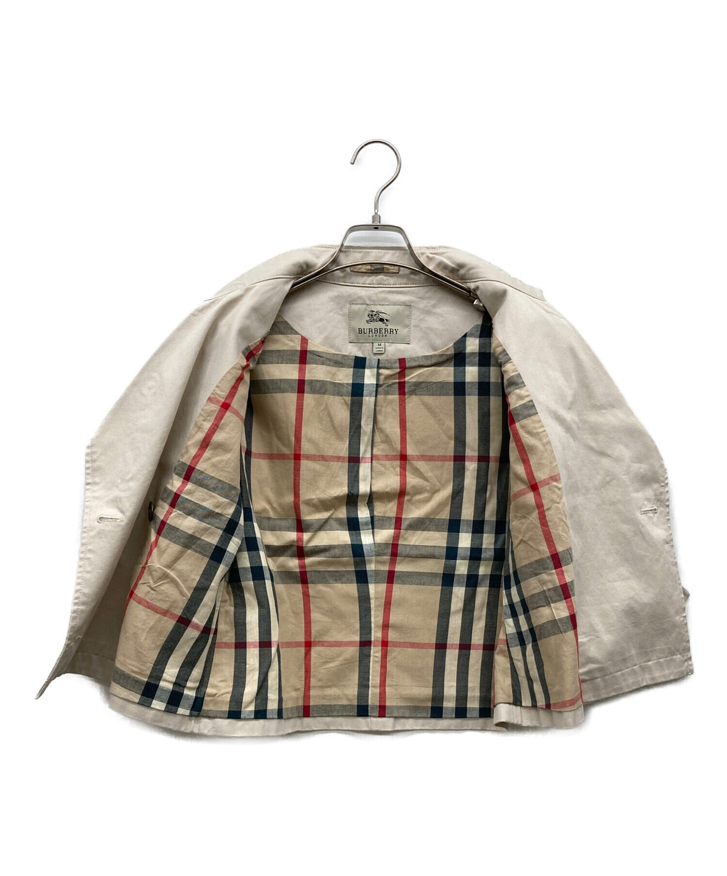 未使用品級 バーバリーロンドン ショートコート ジャケット モヘア混 38 中古・古着通販】BURBERRY LONDON (バーバリーロンドン) ショート