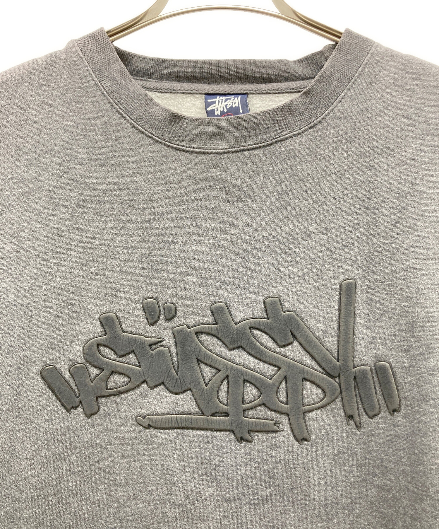 Stussy スウェットシャツ 美品 希少デザイン 中古・古着通販】stussy (ステューシー) スウェット 90s‐00s 紺タグ
