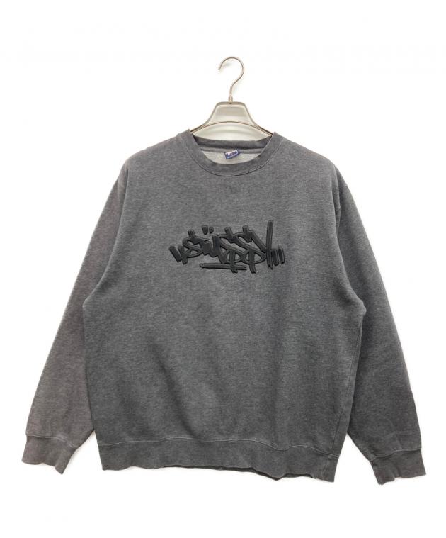 90s 00s stussy グレースウェット 紺タグ 中古・古着通販】stussy (ステューシー) スウェット 90s‐00s 紺タグ