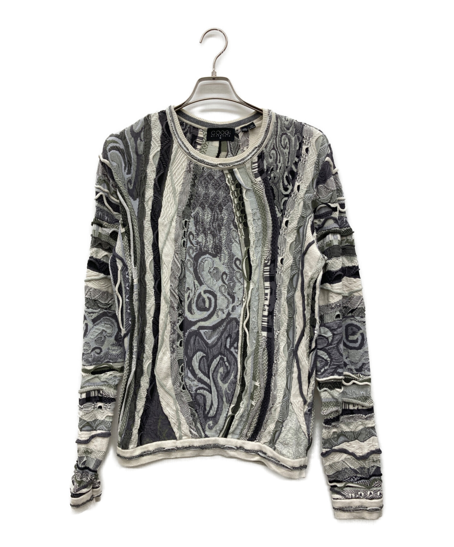 COOGI クージー 3Dニット セーター Mサイズ 中古・古着通販】COOGI (クージー) 3Dニットセーター アイボリー