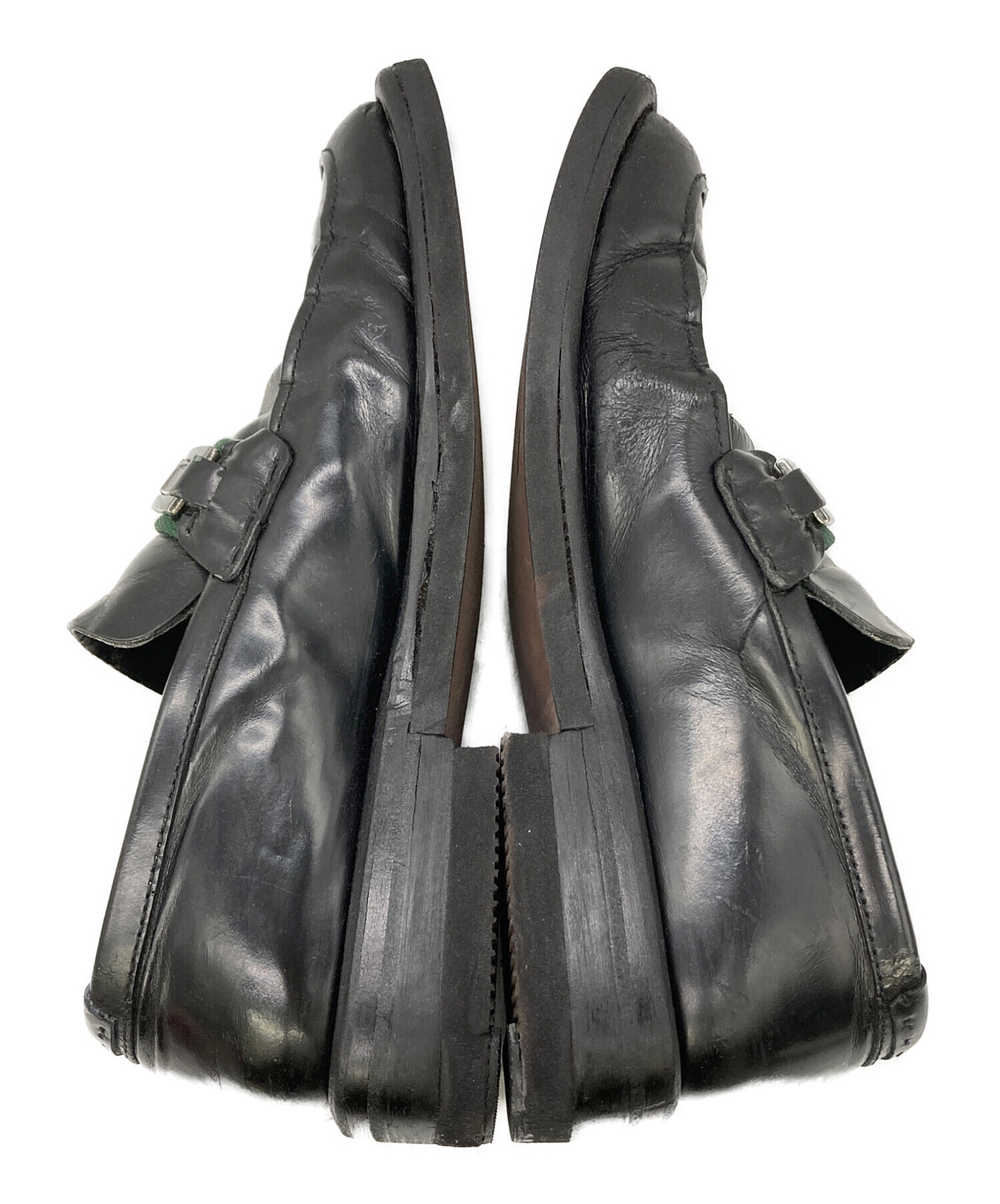 中古・古着通販】GUCCI (グッチ) シェリーラインビットローファー