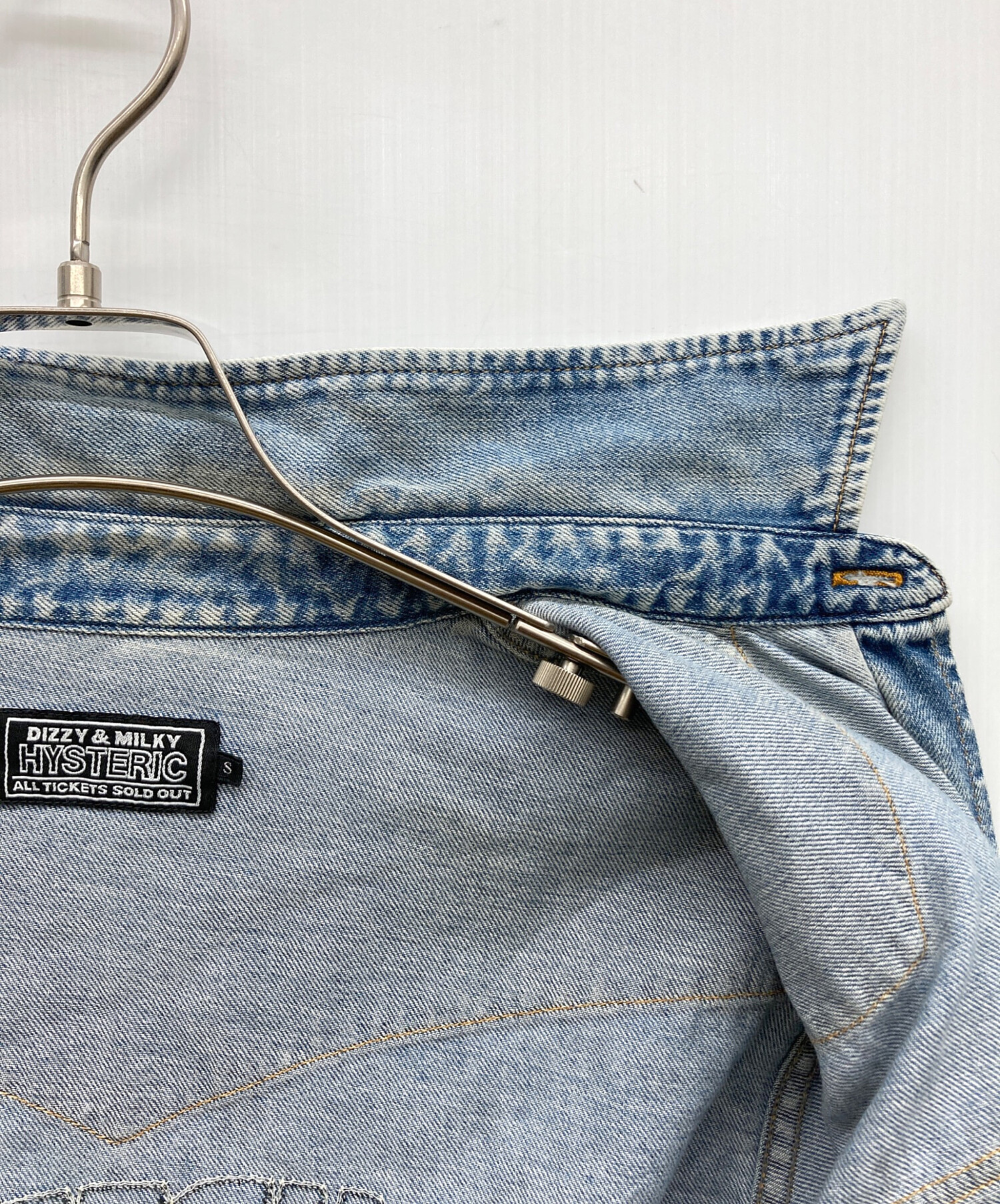HYSTERIC GLAMOUR デニムシャツ SUPERFUZZ L 中古・古着通販】Hysteric Glamour (ヒステリックグラマー) SUPER FUZZ