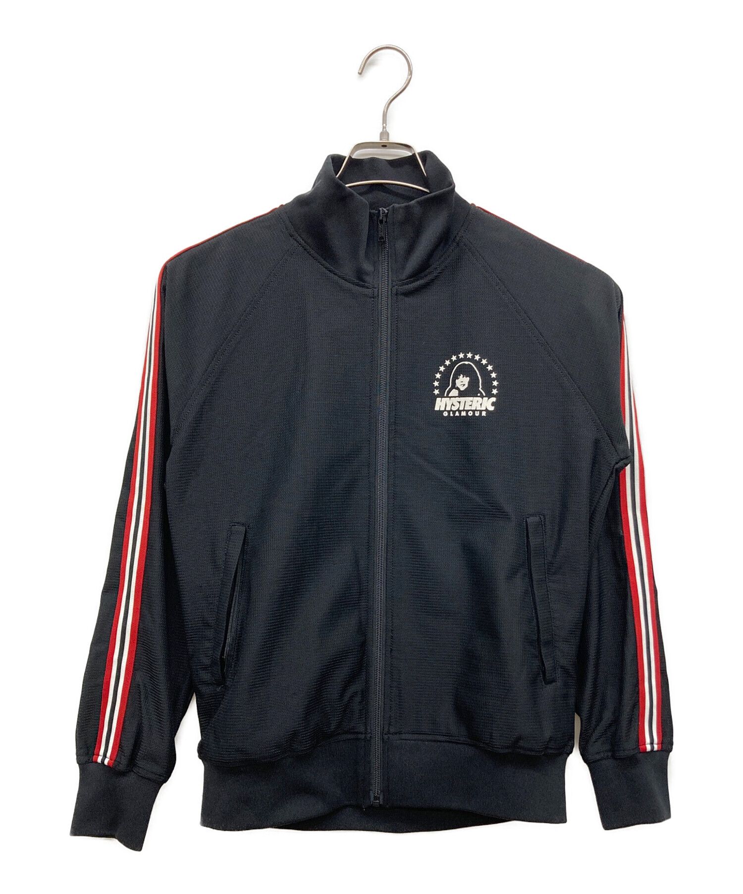 ヒステリックグラマー ナイロンジャケット 黒 赤 サイズ:F 未使用タグ付き 中古・古着通販】Hysteric Glamour (ヒステリックグラマー) STAR