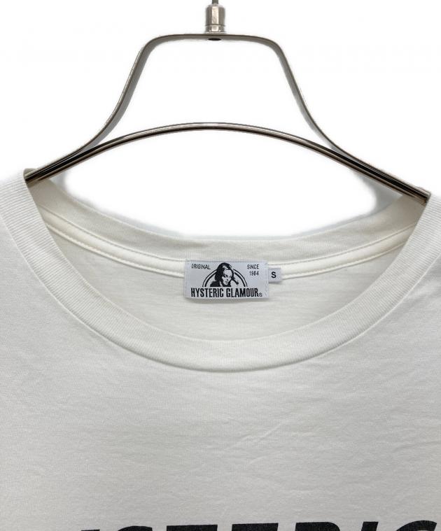 1102【入手困難】ヒステリックグラマー♤ビッグロゴ　リンガー半袖Tシャツ　美品 中古・古着通販】Hysteric Glamour (ヒステリックグラマー) ロゴT