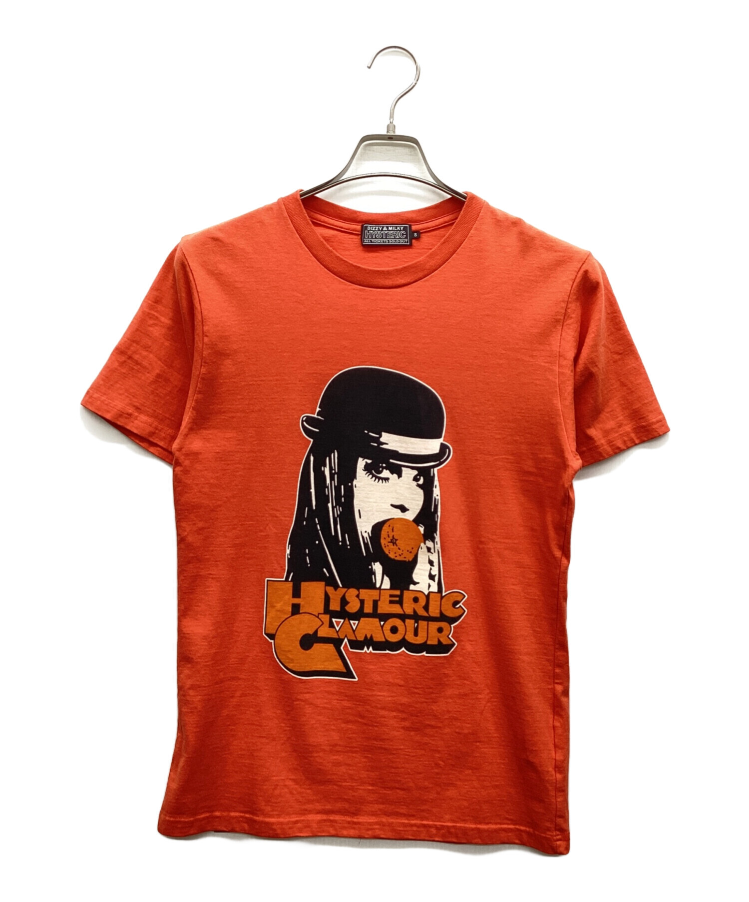HYSTERIC GLAMOUR Mサイズ オレンジ Tシャツ 中古・古着通販】Hysteric Glamour (ヒステリックグラマー) HYS PLUS T