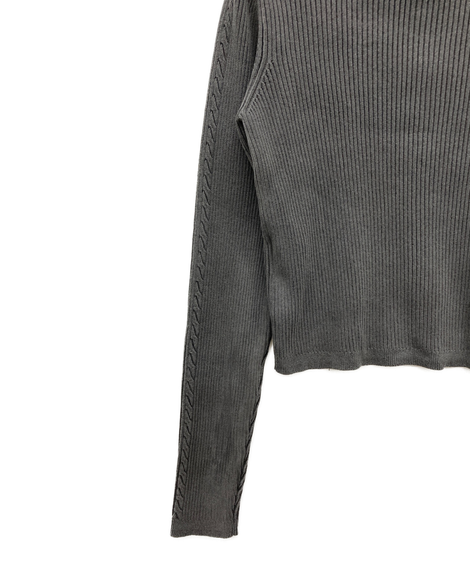 HYSTERIC GLAMOUR グレー 長袖 クロップド 中古・古着通販】Hysteric Glamour (ヒステリックグラマー) THE NEW