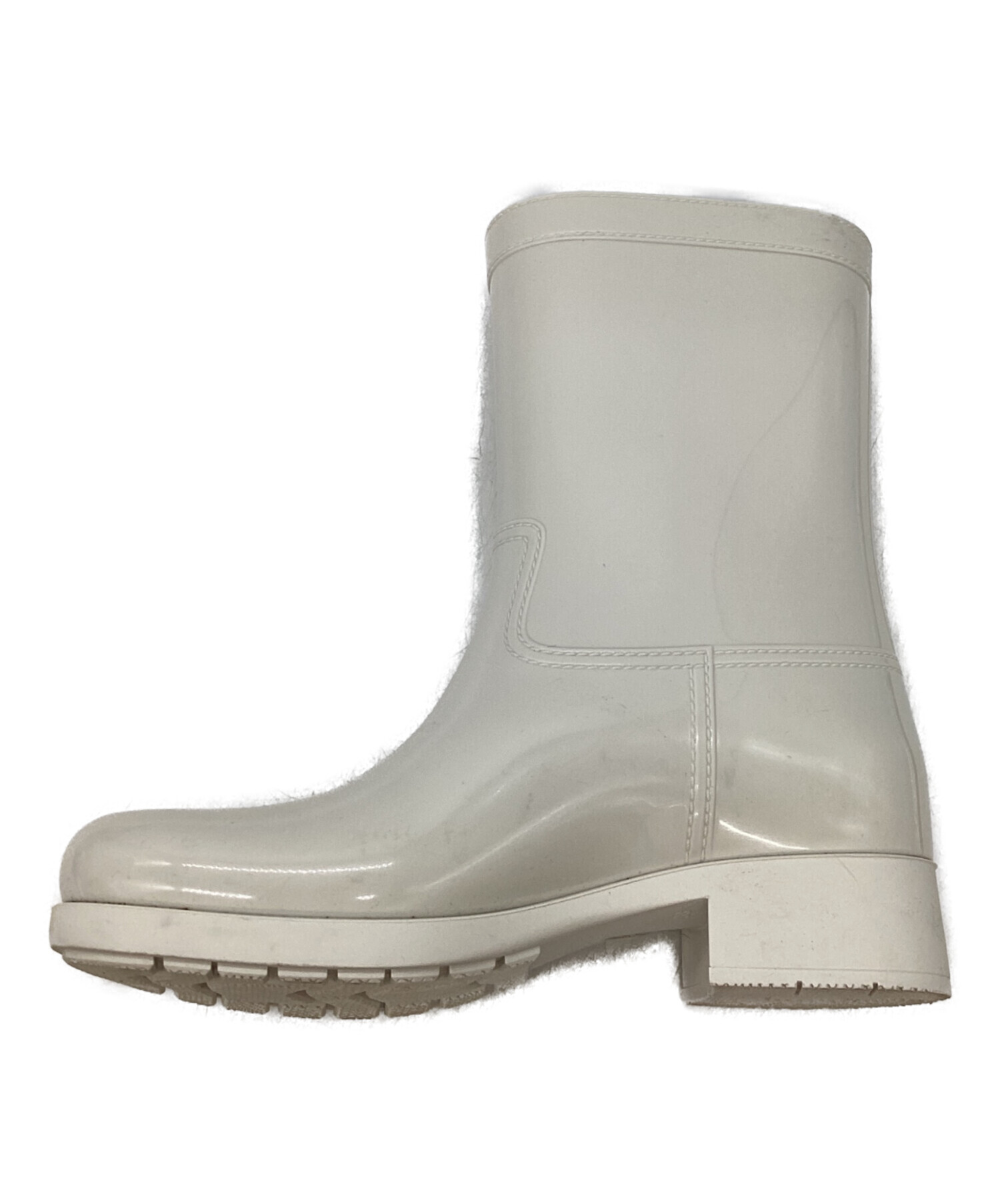 中古・古着通販】PRADA (プラダ) レインブーツ グレー サイズ:38 