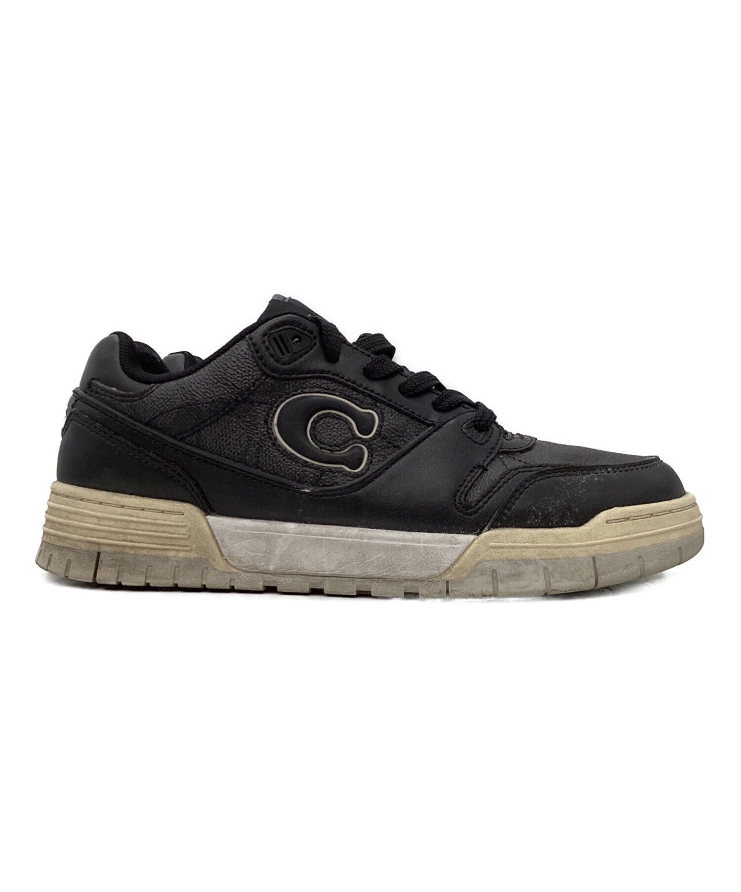 COACH ブラック スニーカー 中古・古着通販】COACH (コーチ) ソーホー スニーカー・シグネチャー