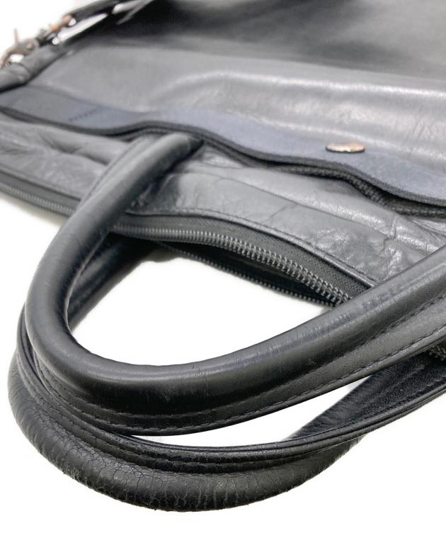 中古・古着通販】PORTER (ポーター) オールレザービジネスバッグ