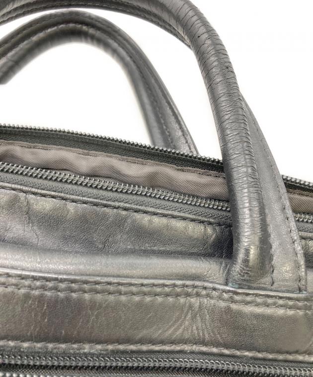 中古・古着通販】PORTER (ポーター) オールレザービジネスバッグ