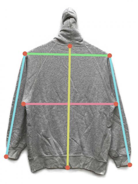 中古・古着通販】DANTON (ダントン) ジップパーカー グレー サイズ:38