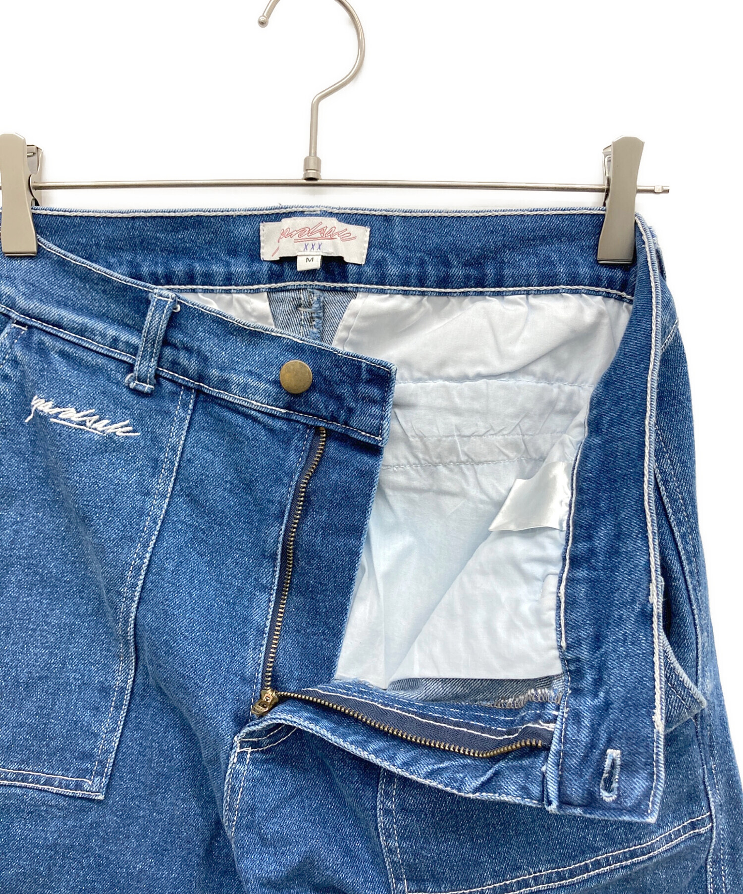 中古・古着通販】yardsale (ヤードセール) デニムベイカーパンツ