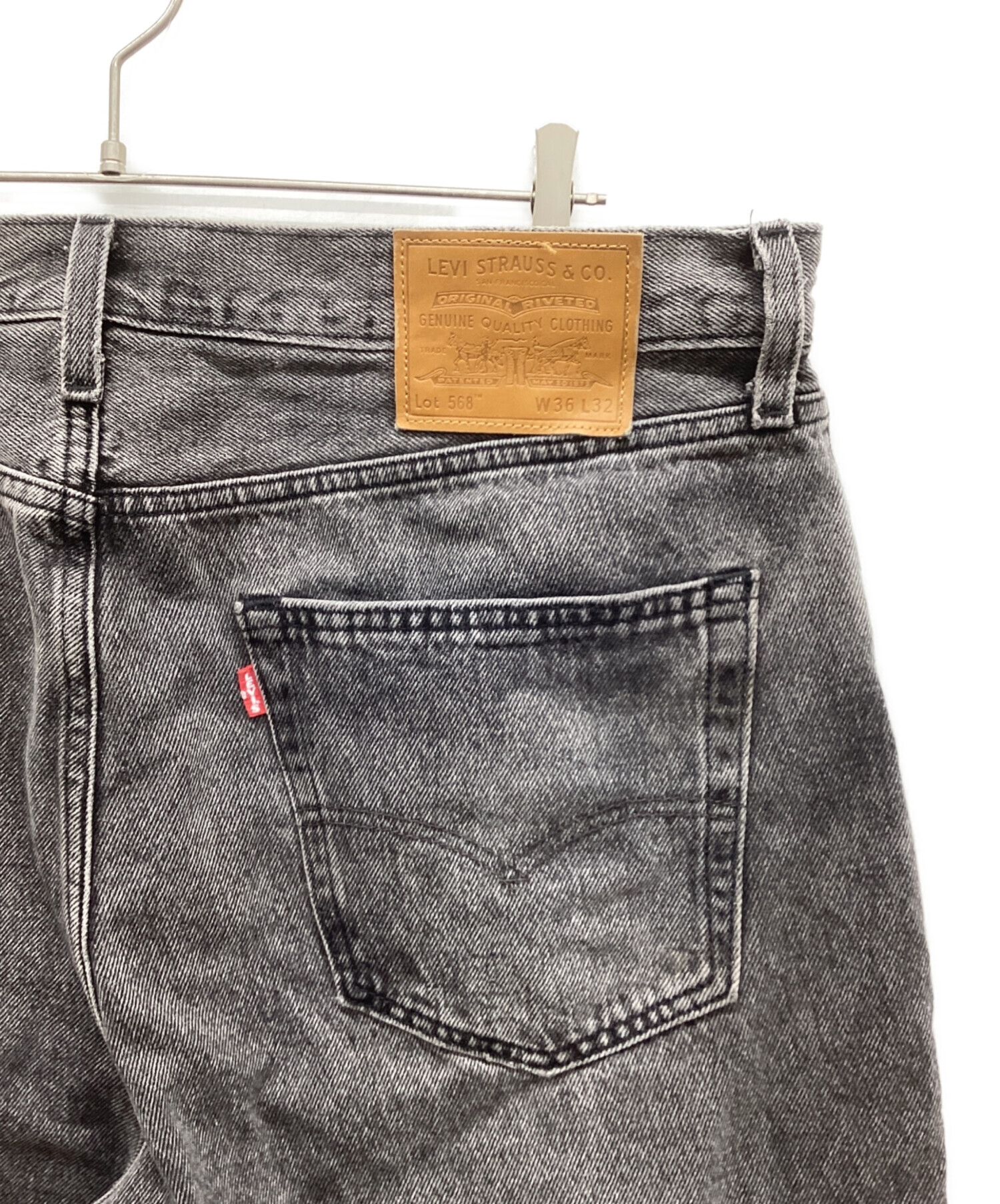 中古・古着通販】LEVI'S (リーバイス) 568 STAY LOOSE ブラック サイズ