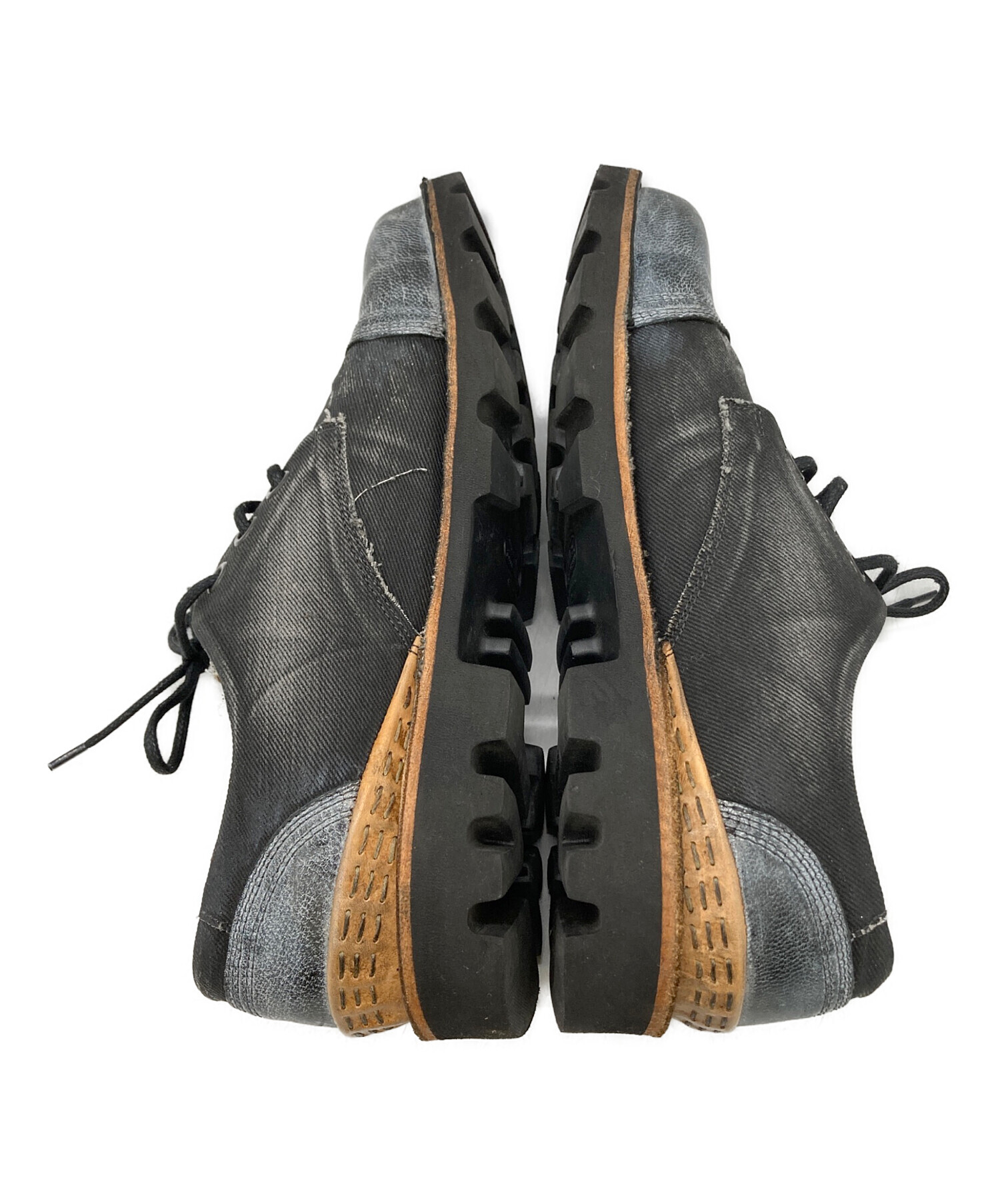 中古・古着通販】DIESEL (ディーゼル) デニム地切替3ホールダービー 