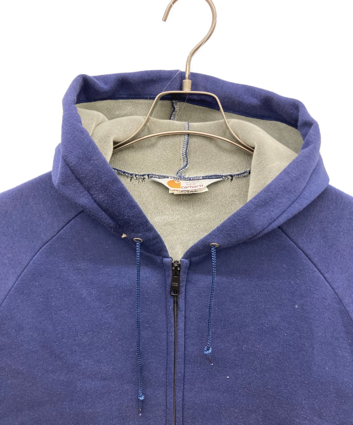 中古・古着通販】CarHartt (カーハート) ジップパーカー ネイビー