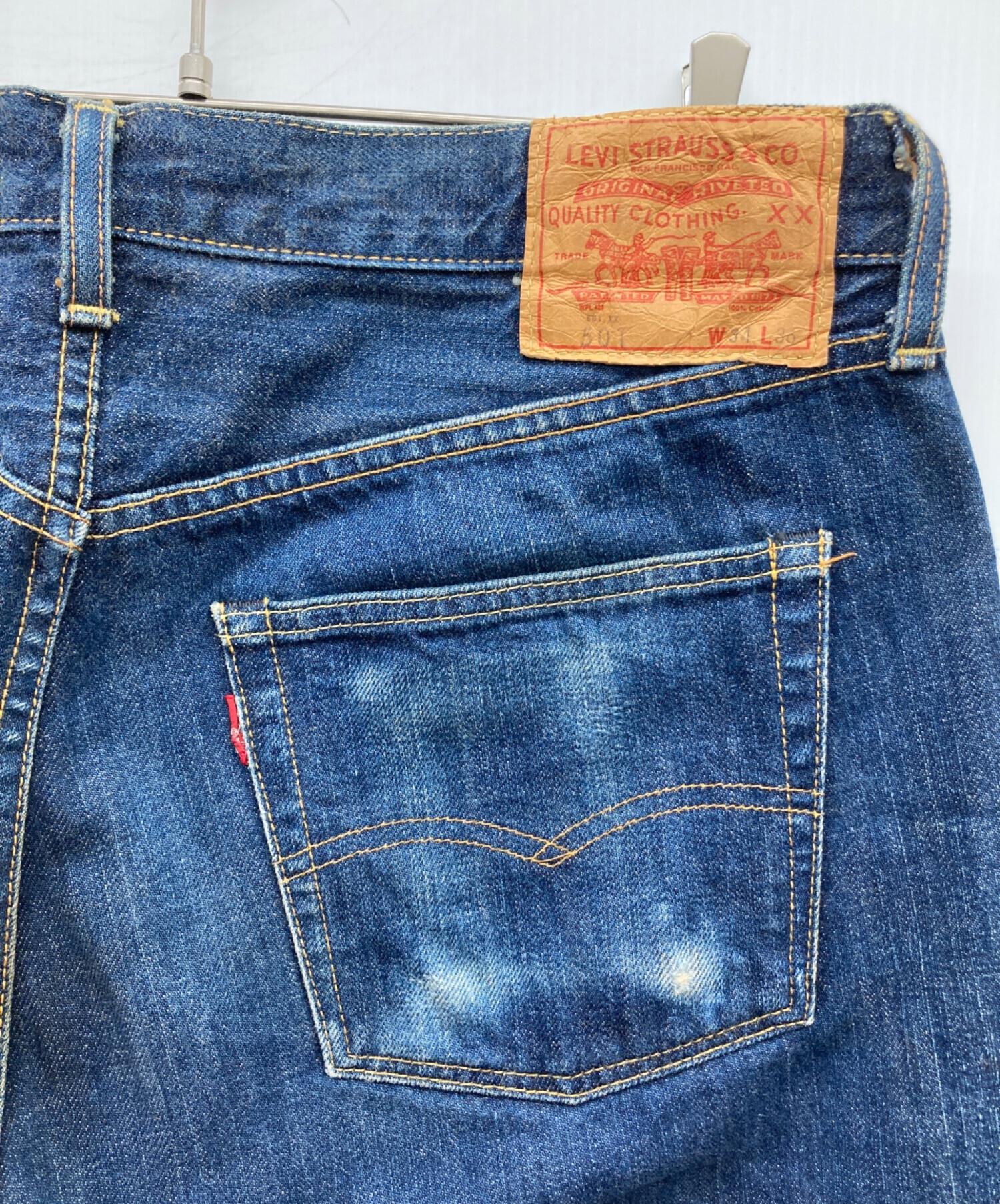 中古・古着通販】LEVI'S (リーバイス) 501デニムパンツ インディゴ