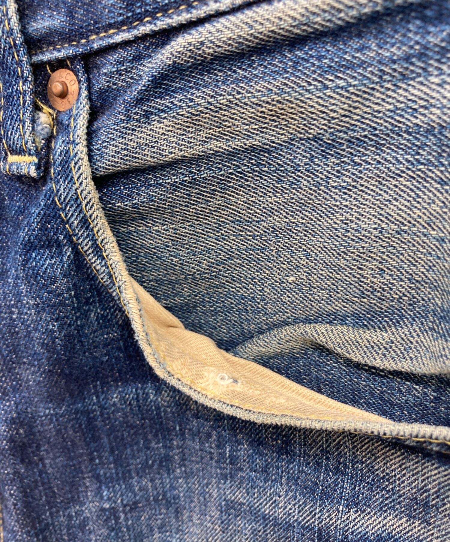 中古・古着通販】LEVI'S (リーバイス) 503B-XXデニムパンツ インディゴ