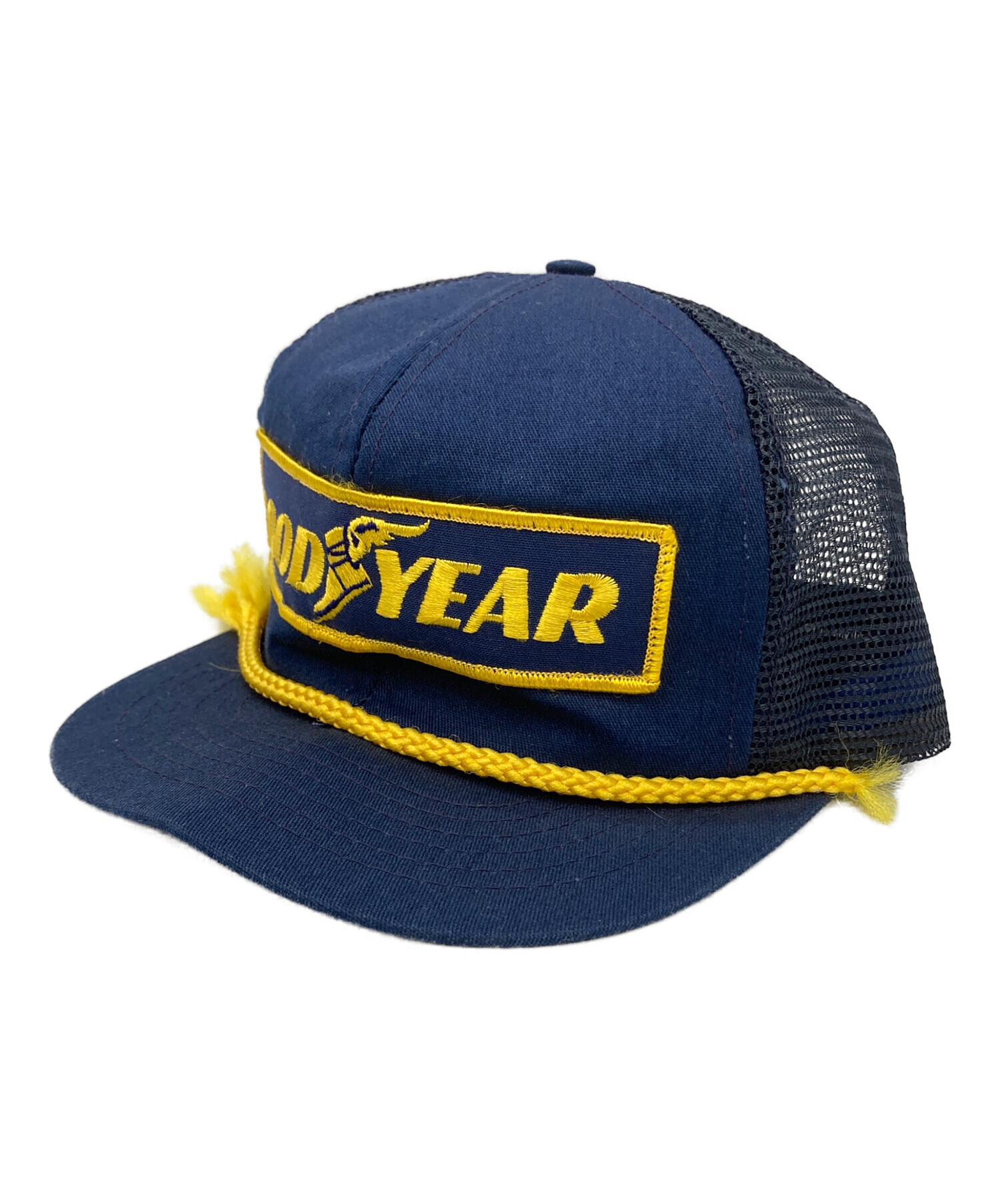 中古・古着通販】GOODYEAR (グッドイヤー) メッシュキャップ ネイビー