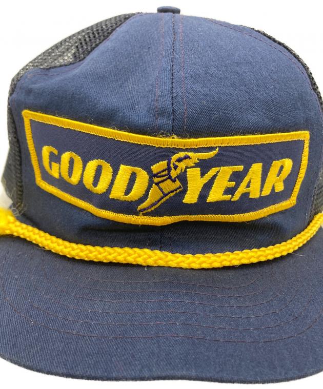 中古・古着通販】GOODYEAR (グッドイヤー) メッシュキャップ ネイビー