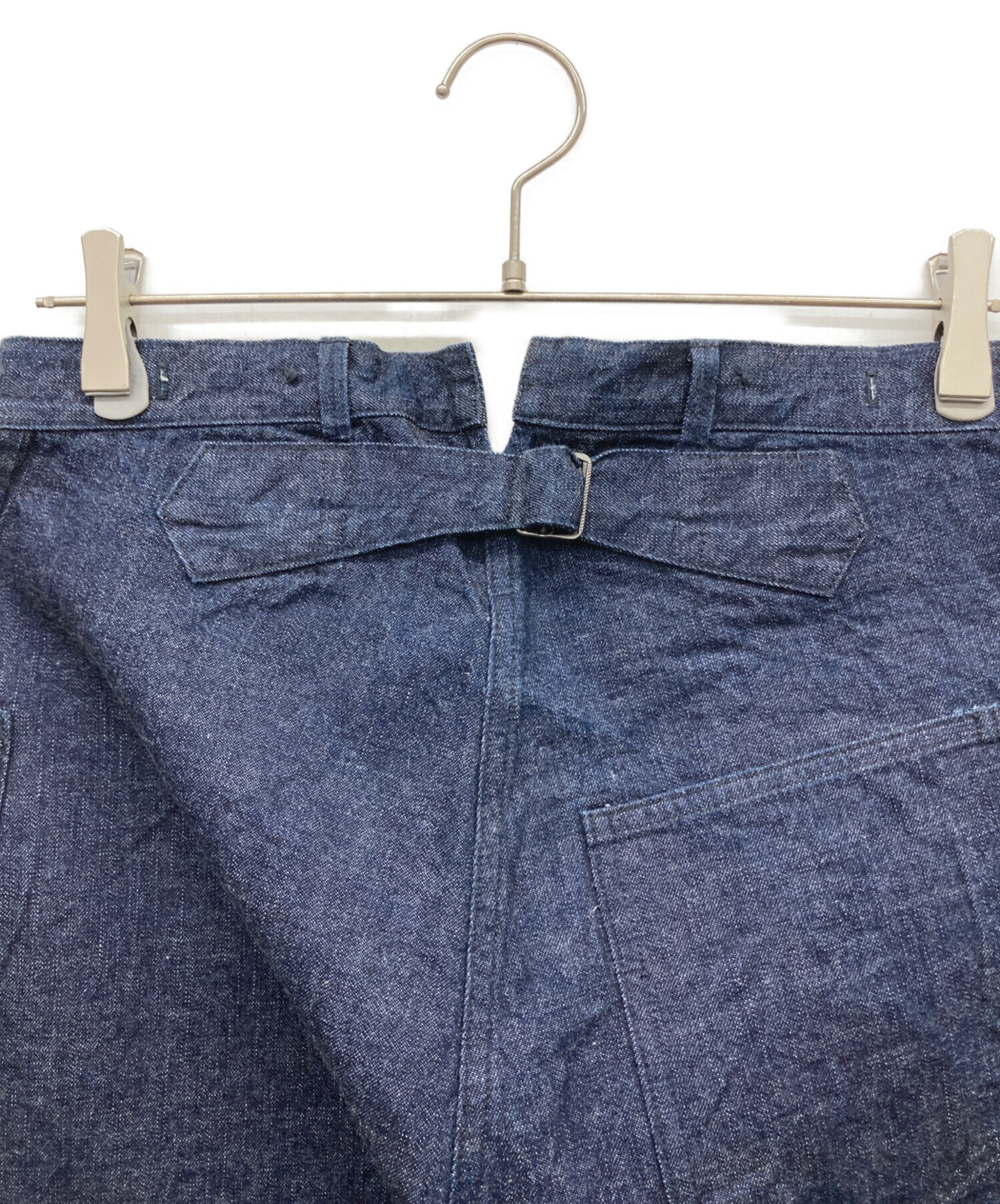 ウエアハウス ヘラーズカフェ シンチバックワークデニムパンツ濃いインディゴ 32 中古・古着通販】WAREHOUSE (ウエアハウス) Heller's cafe (ヘラー