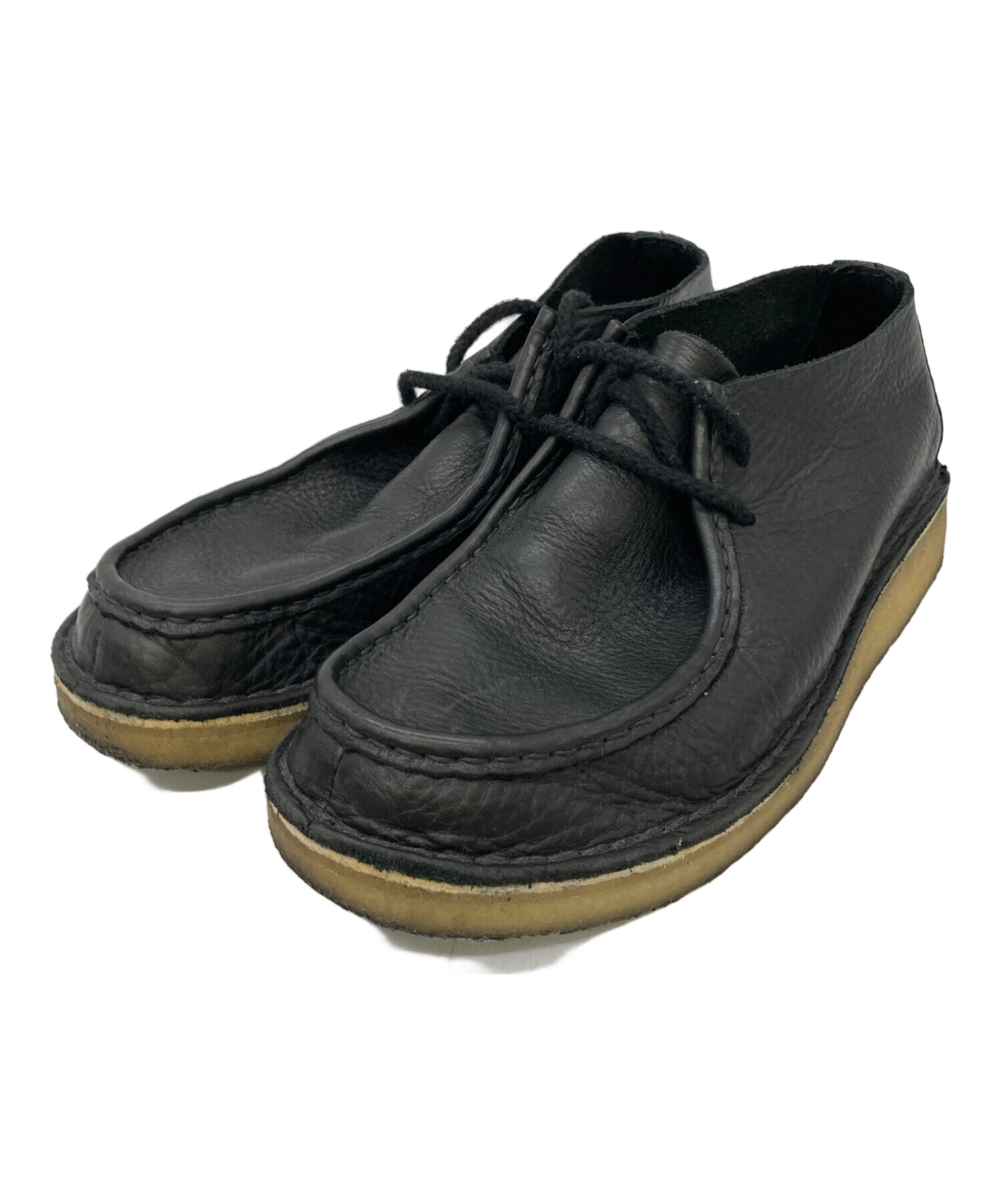 中古・古着通販】CLARKS (クラークス) ワラビーブーツ ブラック サイズ