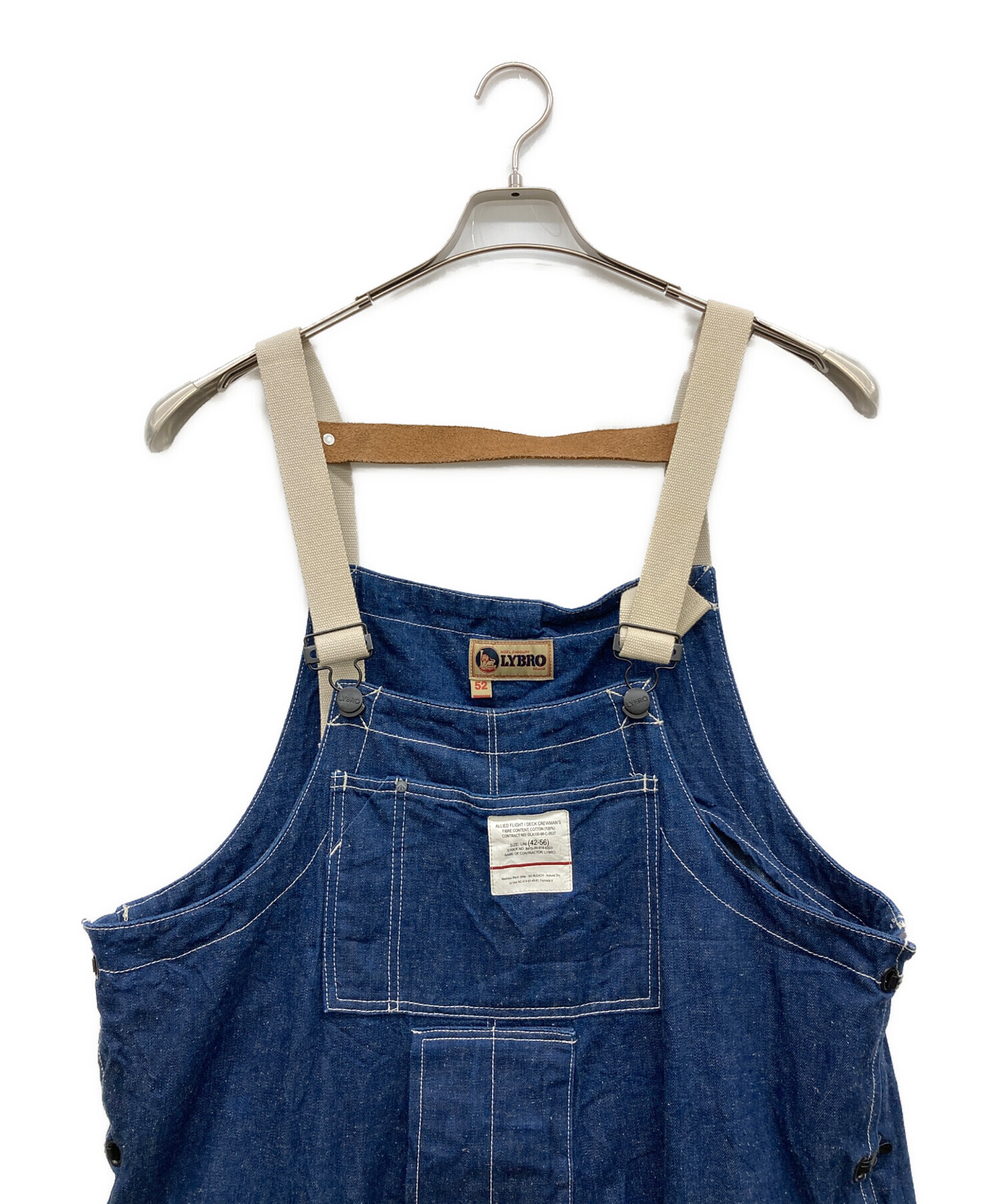 Nigel Cabourn LYBRO オーバーオール（ペイント加工）サイズ50 中古・古着通販】NIGEL CABOURN LYBRO (ナイジェルケーボン ライブロ