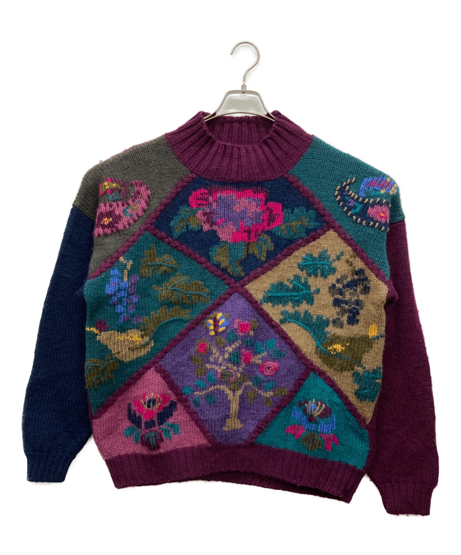 中古・古着通販】Eddie Bauer (エディーバウアー) モックネック柄刺繍