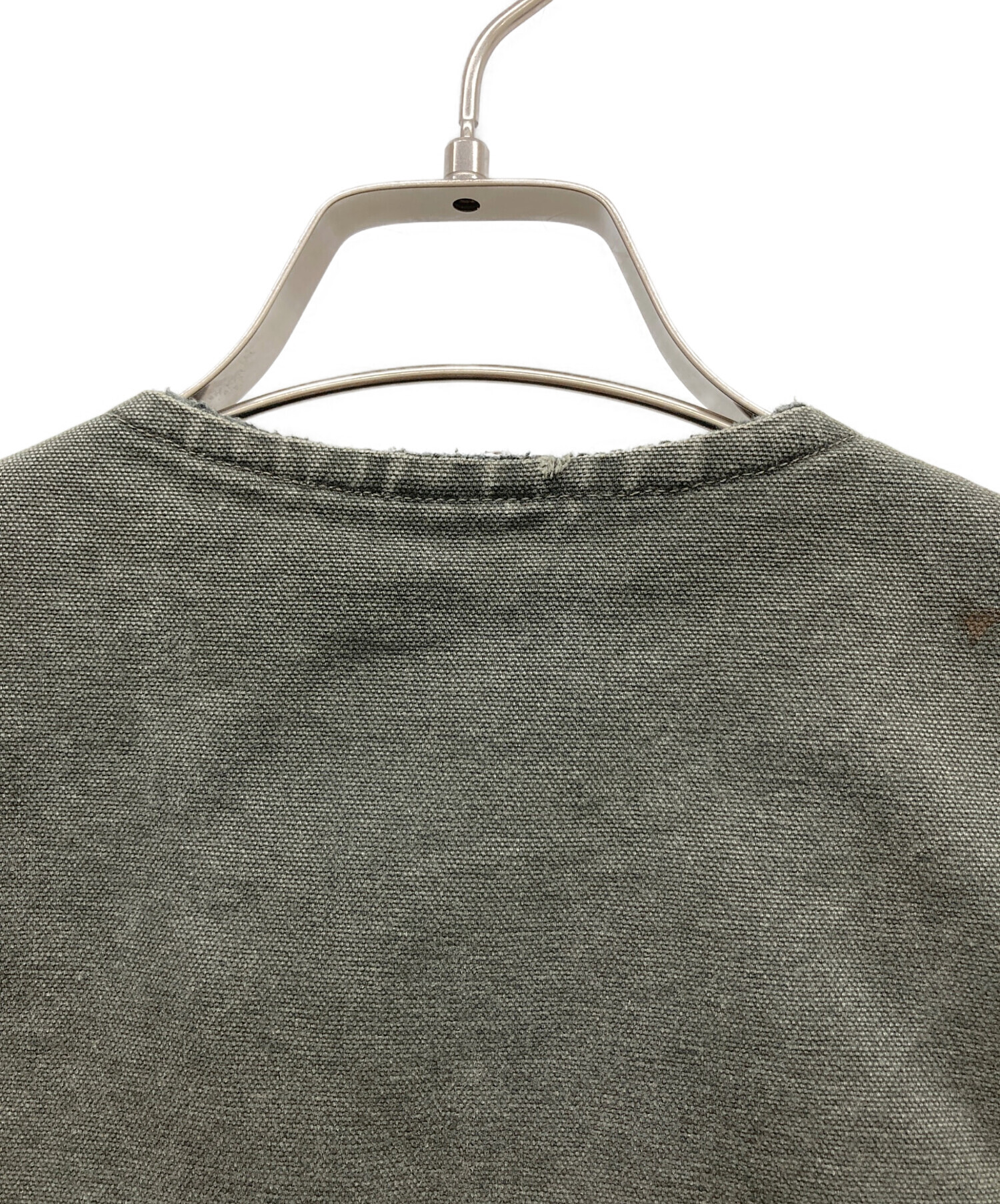 中古・古着通販】CarHartt (カーハート) ダックベスト モスグリーン