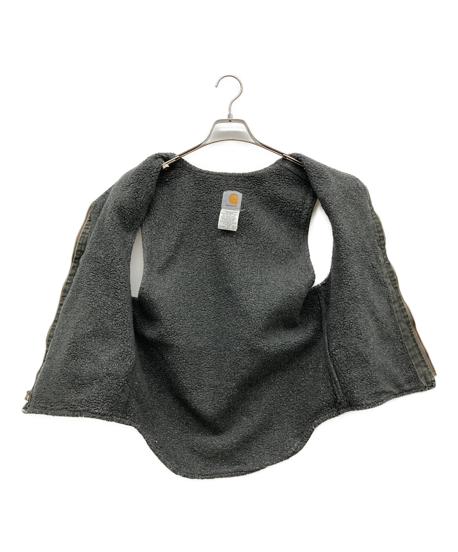 中古・古着通販】CarHartt (カーハート) ダックベスト モスグリーン