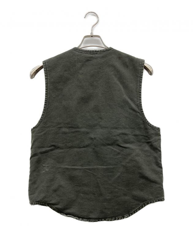 中古・古着通販】CarHartt (カーハート) ダックベスト モスグリーン