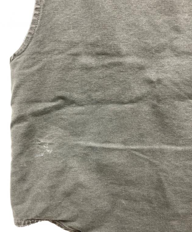 中古・古着通販】CarHartt (カーハート) ダックベスト モスグリーン