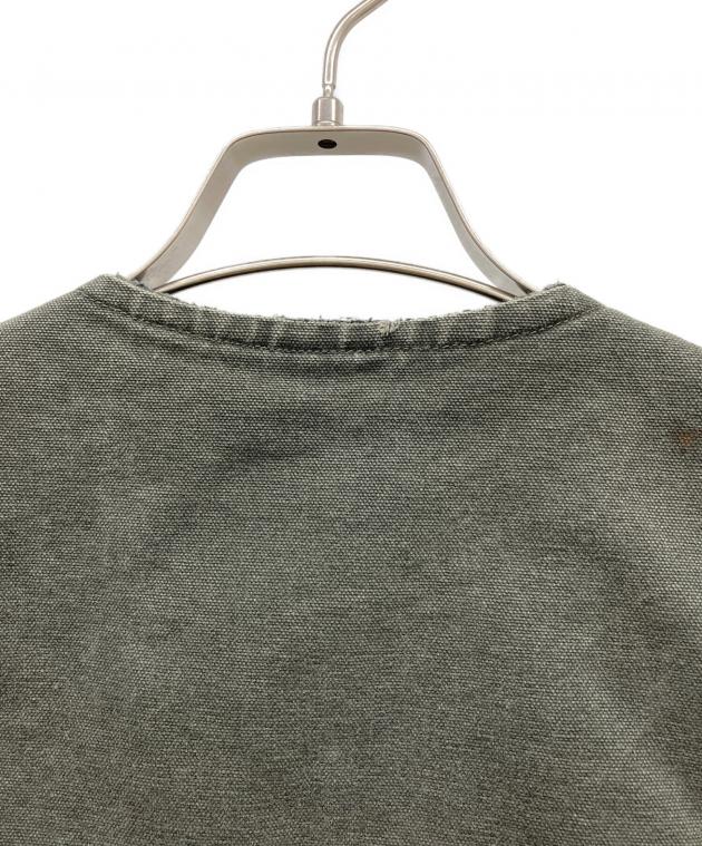 中古・古着通販】CarHartt (カーハート) ダックベスト モスグリーン