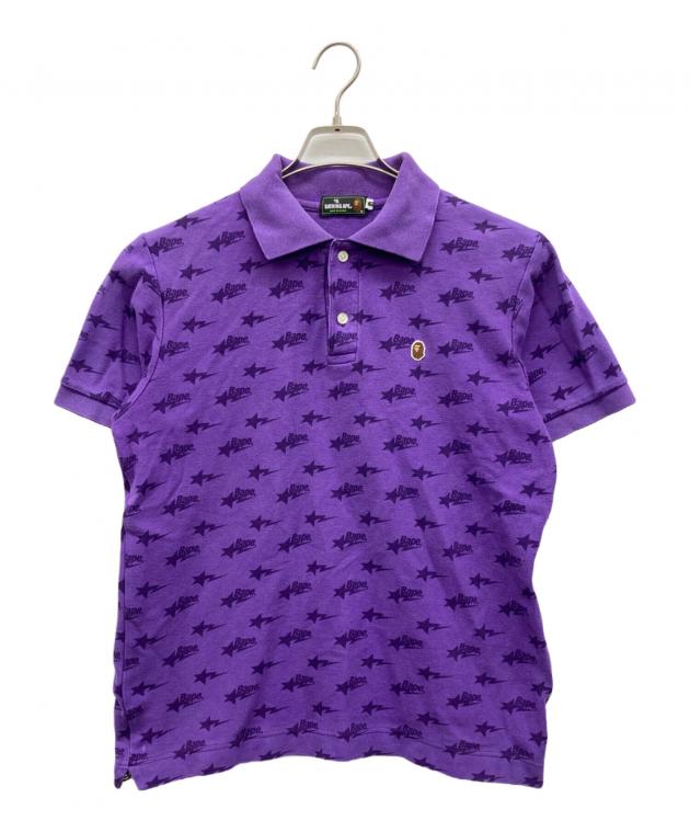 【onrk】A BATHING APE BAPE スター ポロシャツ M 中古・古着通販】A BATHING APE (アベイシングエイプ) ベイプスター総
