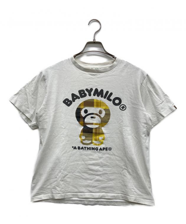 アベイシングエイプ マリオ×ベビーマイロ プリント Tシャツ M レア コラボ 中古・古着通販】A BATHING APE (アベイシングエイプ) ベビーマイロ