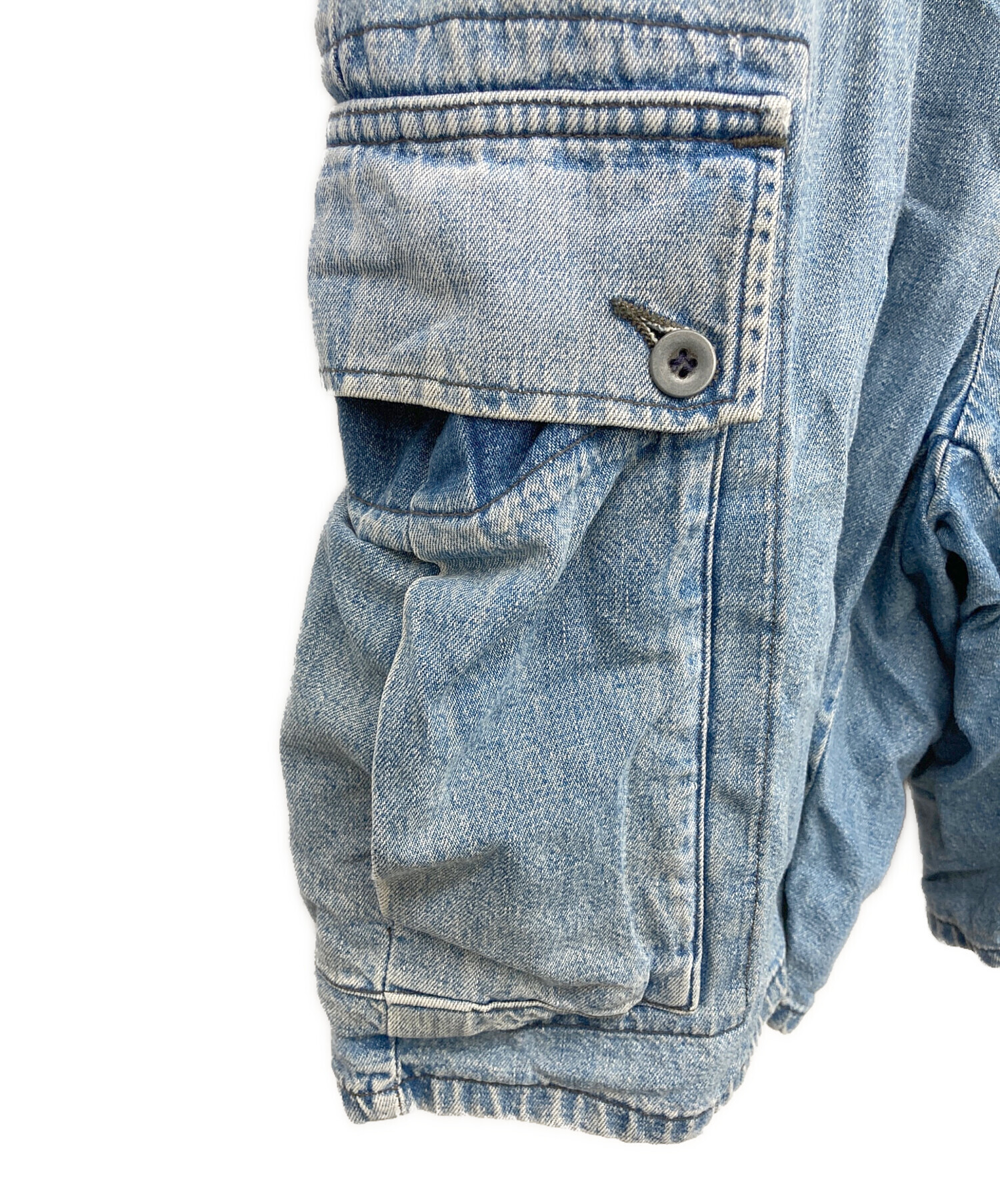 中古・古着通販】RRL (ダブルアールエル) デニムカーゴハーフパンツ 