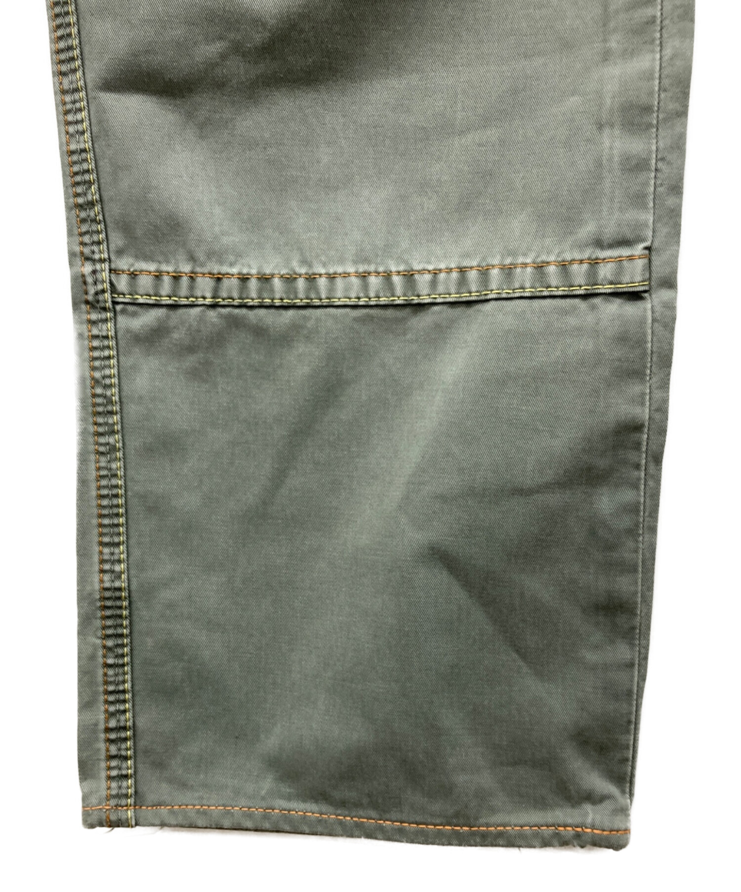 中古・古着通販】EVISU (エヴィス) ワークパンツ オリーブ サイズ:36