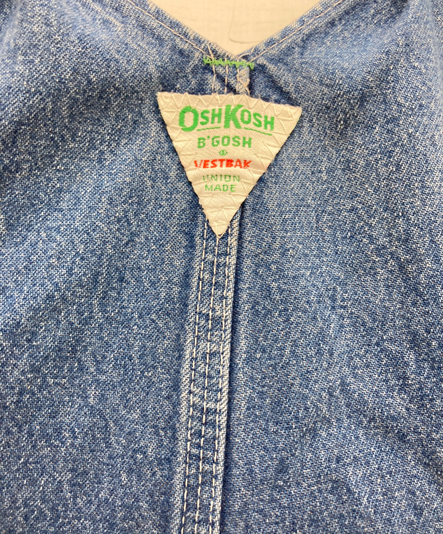 オシュコシュビゴッシュ メンズオーバーオール ダメージ加工 ヴィンテージ 34 中古・古着通販】OSH KOSH (オシュコシュ) デニムオーバーオール