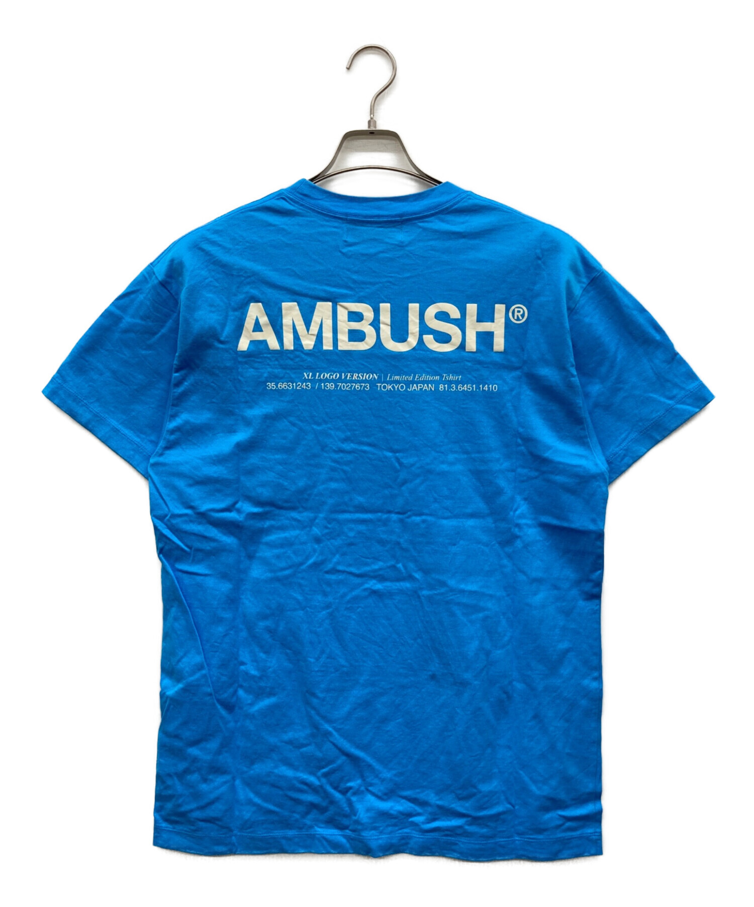 AMBUSH アンブッシュ ポロシャツ S 紺 【古着】【中古】【送料無料】 中古・古着通販】AMBUSH (アンブッシュ) 半袖カットソー ブルー サイズ