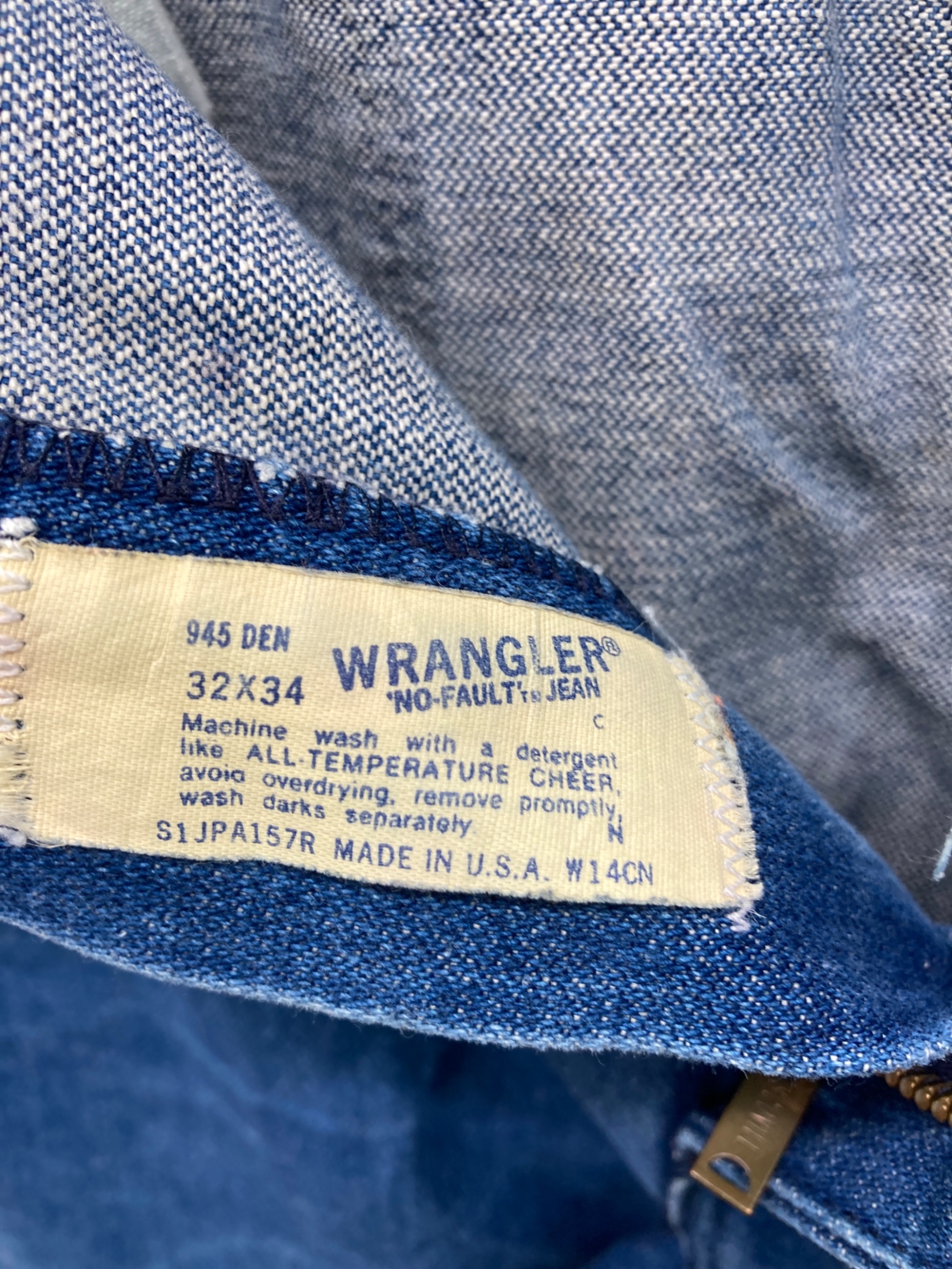 中古・古着通販】Wrangler (ラングラー) フレアデニム ブルー サイズ