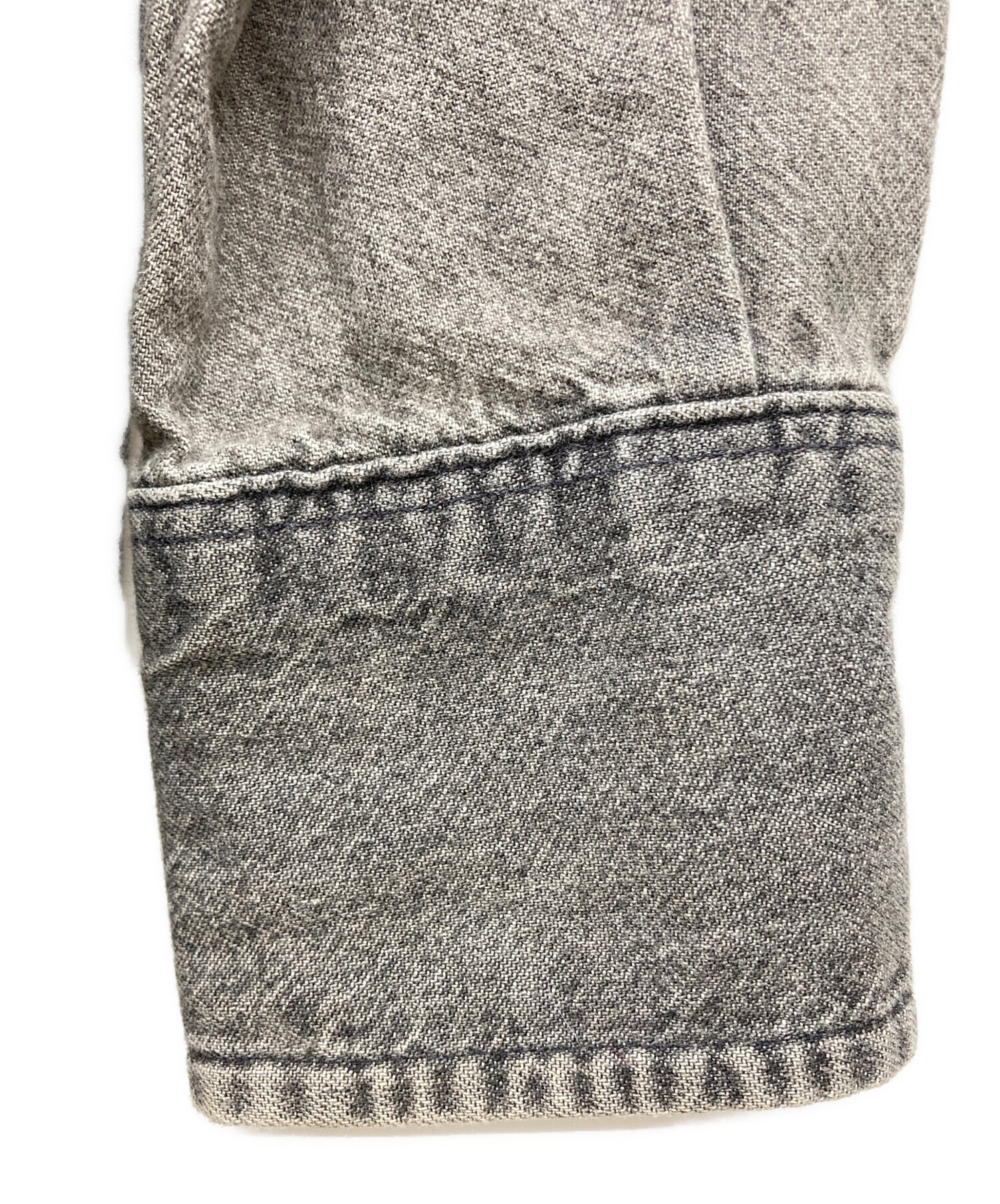 中古・古着通販】Wrangler (ラングラー) 先染めブラックデニム