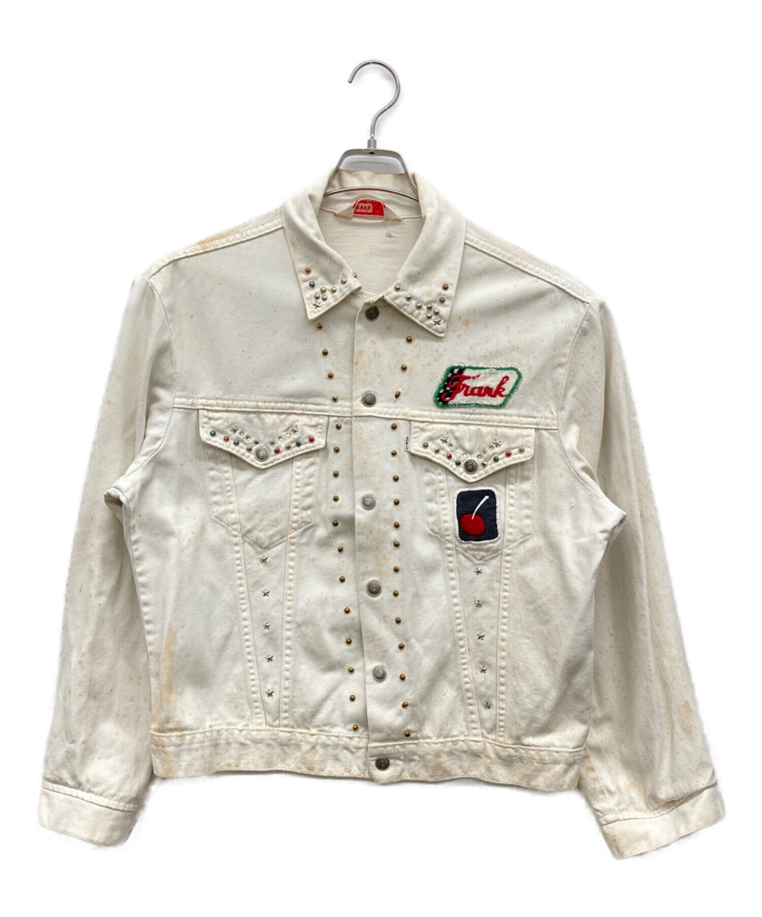Levi's デニムジャケット サイズ42 中古・古着通販】LEVI'S (リーバイス) デニムジャケット ホワイト