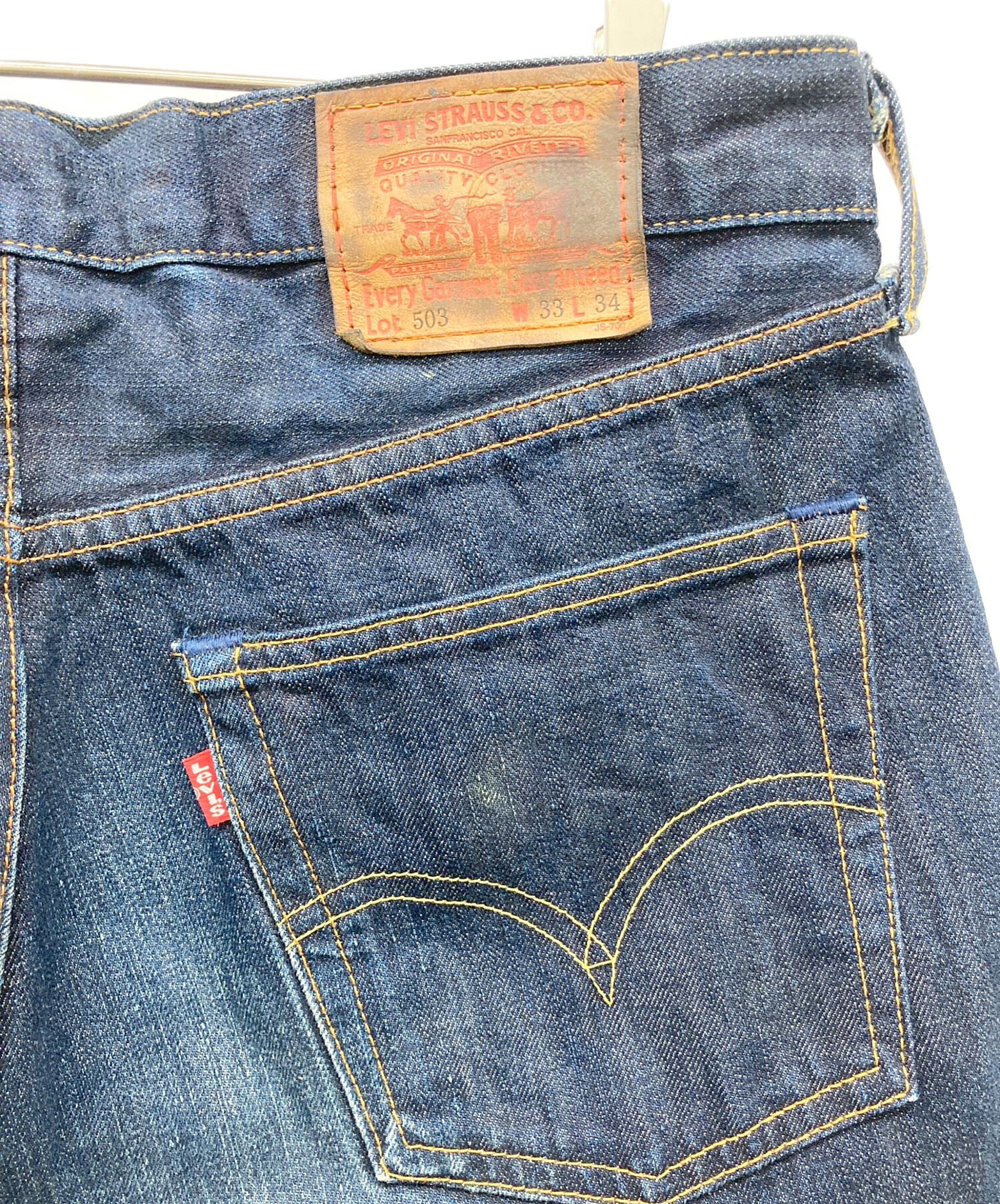 中古・古着通販】LEVI'S (リーバイス) 503復刻デニムパンツ インディゴ