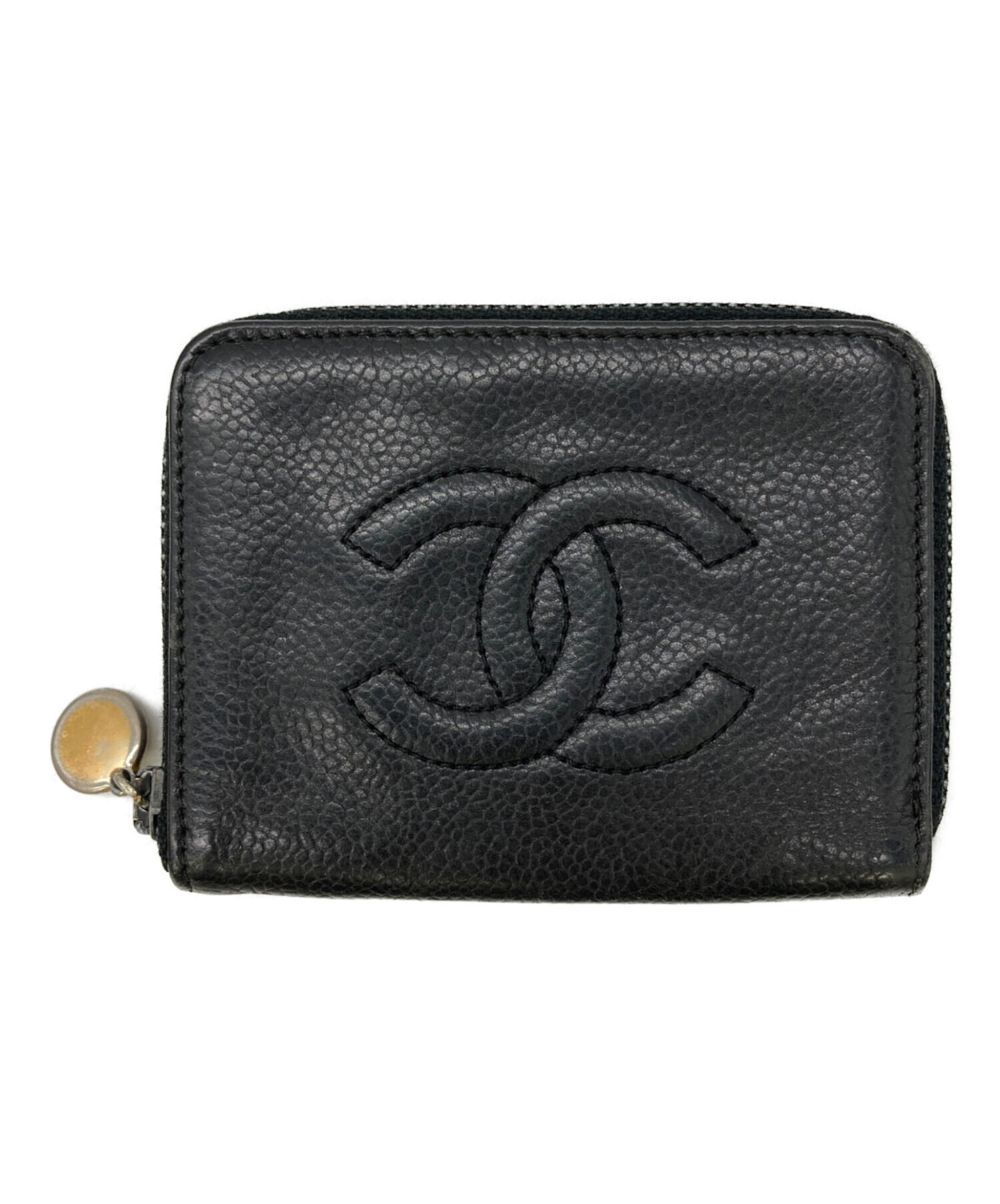 中古・古着通販】CHANEL (シャネル) キャビアスキンキーケース