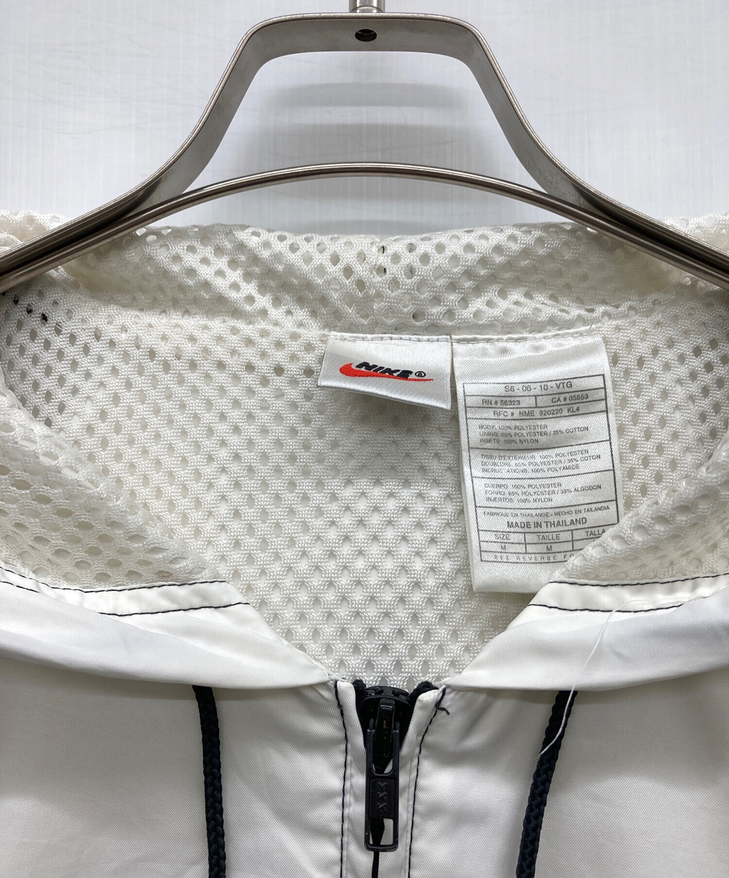 中古・古着通販】NIKE (ナイキ) アノラックパーカー ホワイト サイズ:M