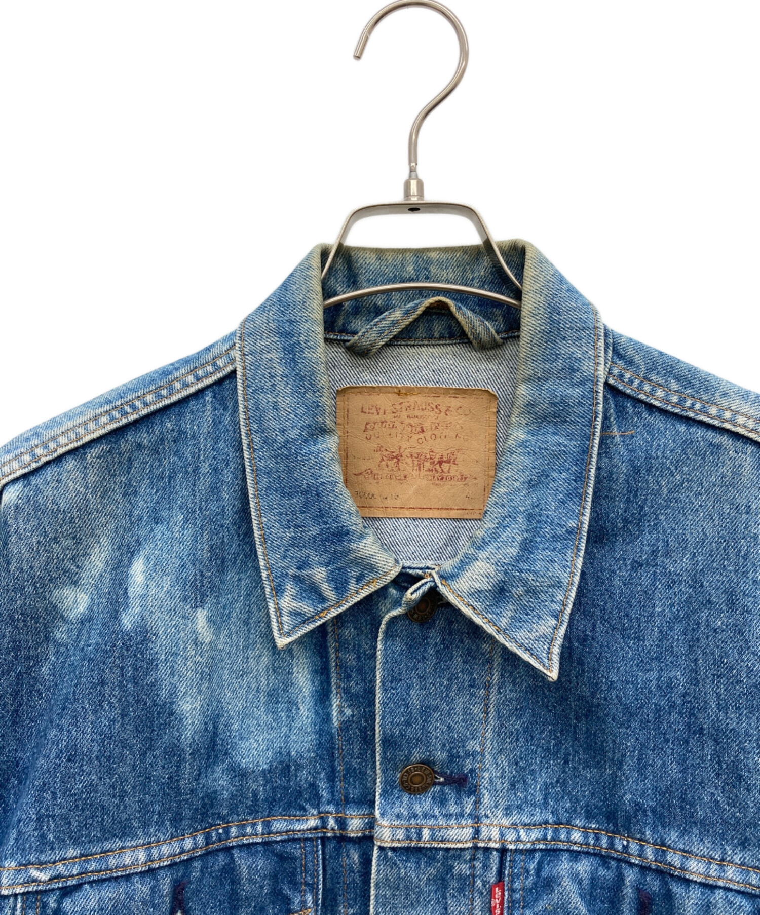 中古・古着通販】LEVI'S (リーバイス) デニムジャケット デカタグ