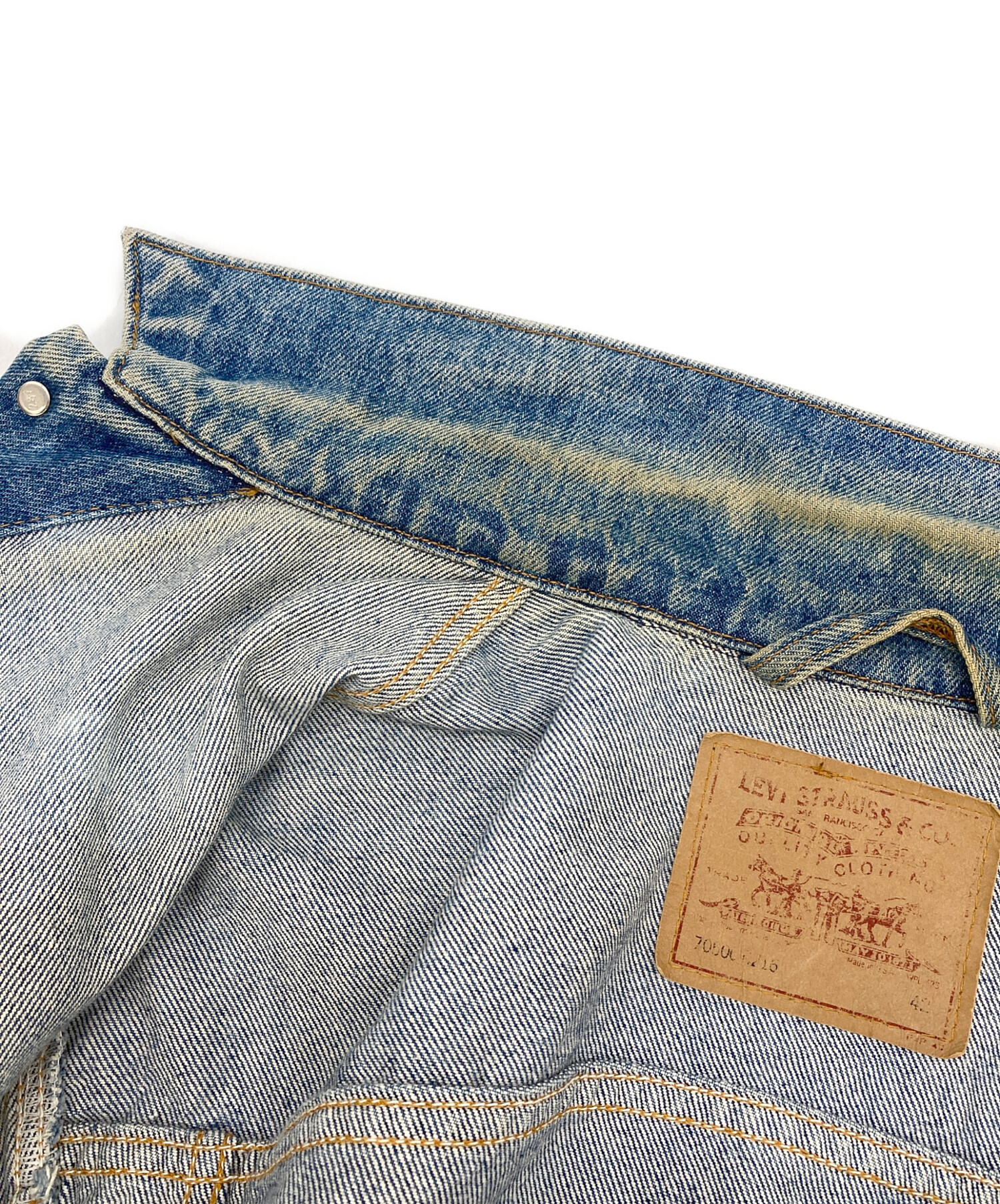 パ*イ様 【中古・レアタグあり】5枚セット販売 Levi's リーバイス デニム 中古・古着通販】LEVI'S (リーバイス) デニムジャケット デカタグ