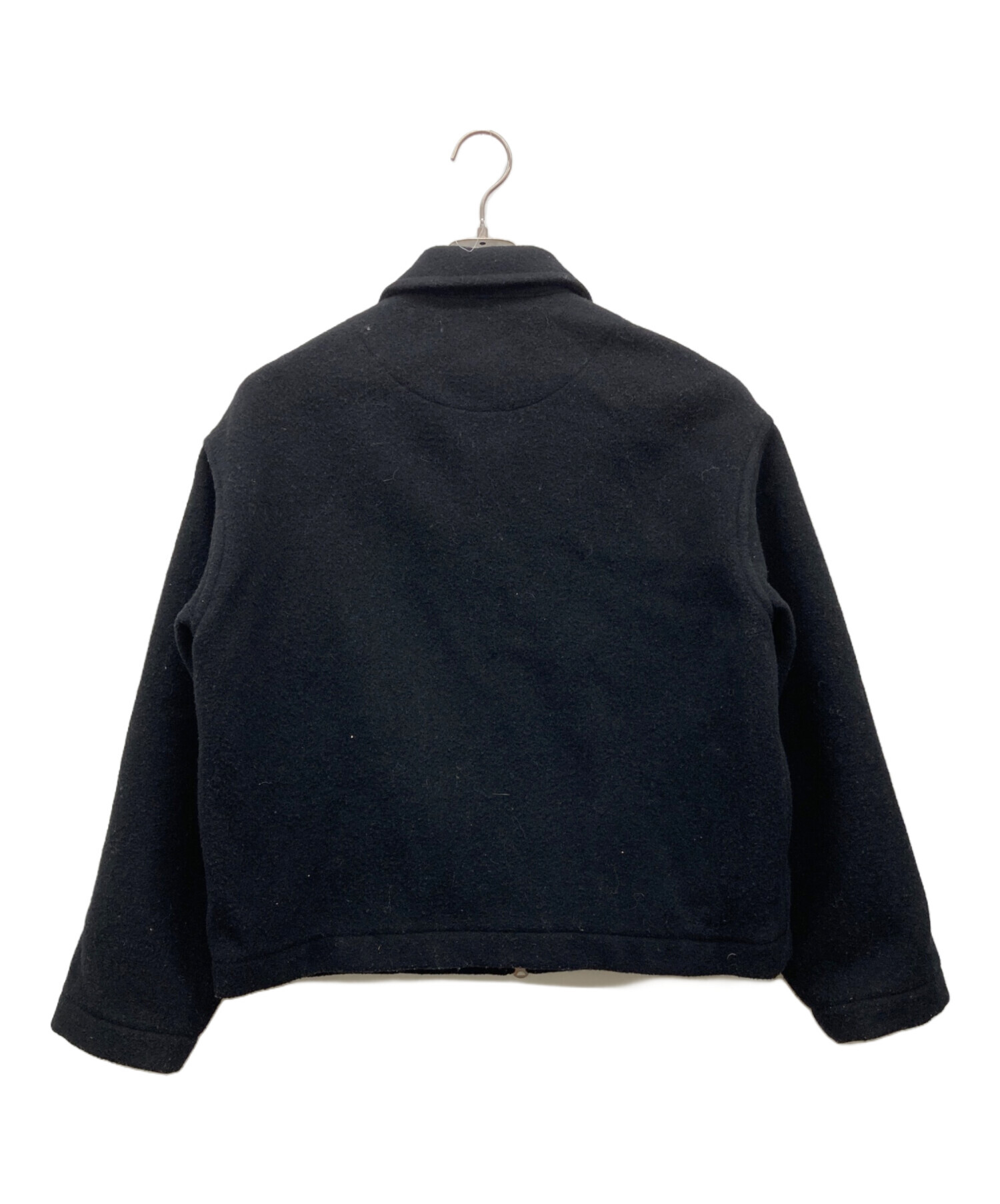 中古・古着通販】DANTON (ダントン) ウールジップブルゾン ブラック